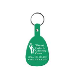 Custom Tab Flexible Key Tag - Green Custom Tab Flexible Key Tag - Green