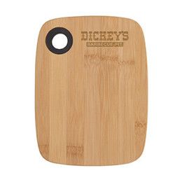Custom Small Bamboo Cutting Board w/Silicone Ring - Black Custom Small Bamboo Cutting Board w/Silicone Ring - Black