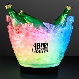 Custom Large Rechargeable LED Ice Buckets with Remote
