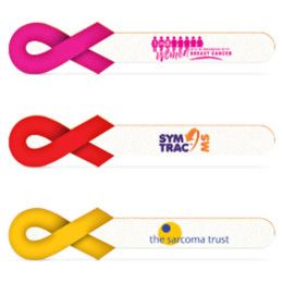 Custom Full Color Horizontal Ribbon Emery Board 