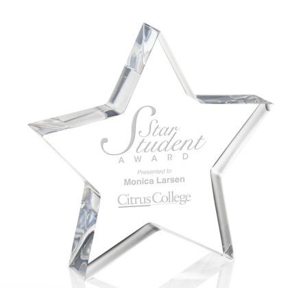 Custom Copeland Star Award - Acrylic - 5.75"
