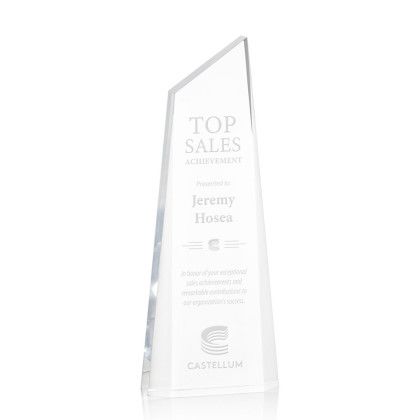 Custom 8" Clear Acrylic Hudson Award