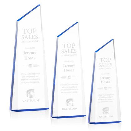 Custom Full Color Award - Hudson/Blue 8" Custom Full Color Award - Hudson/Blue 8"