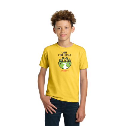 Custom Gildan Youth Ultra Cotton 100% US Cotton T-Shirt - Daisy Custom Gildan Youth Ultra Cotton 100% US Cotton T-Shirt - Daisy
