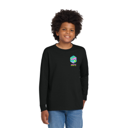 Custom Gildan Youth Heavy Cotton 100% Cotton Long Sleeve T-Shirt - Black Custom Gildan Youth Heavy Cotton 100% Cotton Long Sleeve T-Shirt - Black
