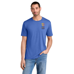 Custom District Full Color Men's Perfect Tri Crew Tee - Royal Frost Custom District Full Color Men's Perfect Tri Crew Tee - Royal Frost