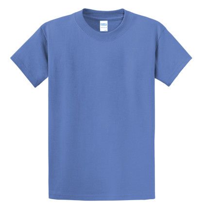 Custom Port & Company Full Color Essential Tee - Carolina blue Custom Port & Company Full Color Essential Tee - Carolina blue