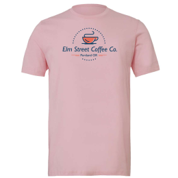 Custom Bella + Canvas Full Color Unisex Jersey Short Sleeve Tee - Pink