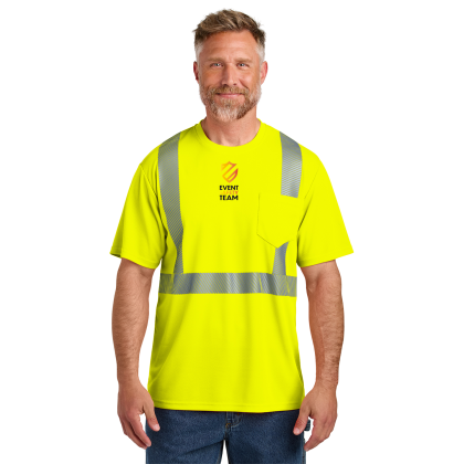 Custom CornerStone Full Color ANSI 107 Class 2 Segmented Tape Tee - Safety yellow Custom CornerStone Full Color ANSI 107 Class 2 Segmented Tape Tee - Safety yellow