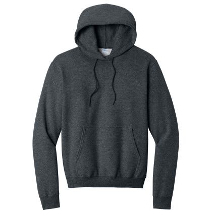 Custom Port & Company Full Color Core Fleece Pullover Hooded Sweatshirt - Dark heather gray Custom Port & Company Full Color Core Fleece Pullover Hooded Sweatshirt - Dark heather gray