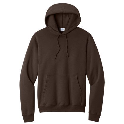Custom Port & Company Full Color Core Fleece Pullover Hooded Sweatshirt - Dark chocolate brown Custom Port & Company Full Color Core Fleece Pullover Hooded Sweatshirt - Dark chocolate brown