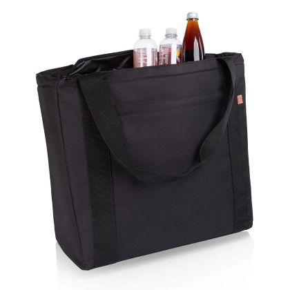 Custom Tahoe XL Cooler Tote Bag 2.0 - Black In Use Custom Tahoe XL Cooler Tote Bag 2.0 - Black In Use