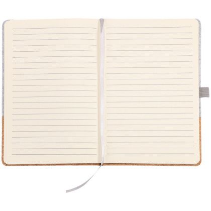 EarthTrendz 5.5 x 8.25 Cork Notebook - Open View EarthTrendz 5.5 x 8.25 Cork Notebook - Open View