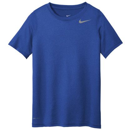 Custom Nike Full Color Youth Legend Tee - Game royal