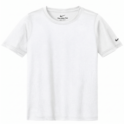 Custom Nike Youth Swoosh Sleeve rLegend Tee - White