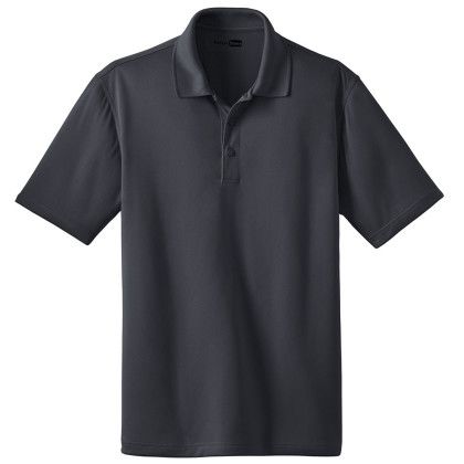 Custom CornerStone Full Color Select Snag-Proof Polo - Charcoal