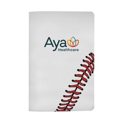 Custom 4" x 6" Sport Sewn Paper Cover Notebook - Design 3 Custom 4" x 6" Sport Sewn Paper Cover Notebook - Design 3