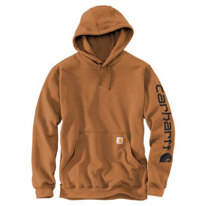Custom Carhartt Full Color Midweight Hooded Logo Sweatshirt - Carhartt Brown Custom Carhartt Full Color Midweight Hooded Logo Sweatshirt - Carhartt Brown