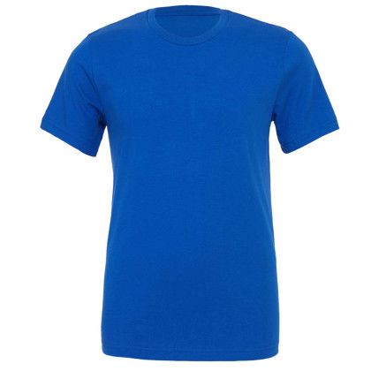 Custom Bella + Canvas Full Color Unisex Jersey Short Sleeve Tee - True Royal Front View Custom Bella + Canvas Full Color Unisex Jersey Short Sleeve Tee - True Royal Front View