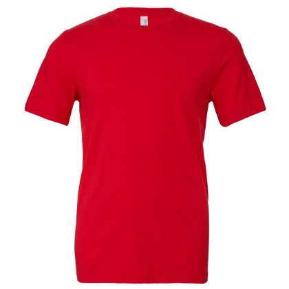 Custom Bella + Canvas Full Color Unisex Jersey Short Sleeve Tee - Red Front View Custom Bella + Canvas Full Color Unisex Jersey Short Sleeve Tee - Red Front View