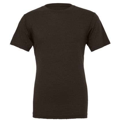 Custom Bella + Canvas Full Color Unisex Jersey Short Sleeve Tee - Brown Front View Custom Bella + Canvas Full Color Unisex Jersey Short Sleeve Tee - Brown Front View