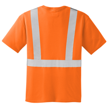 Custom CornerStone Full Color ANSI 107 Class 2 Safety T-Shirt - Safety orange Custom CornerStone Full Color ANSI 107 Class 2 Safety T-Shirt - Safety orange