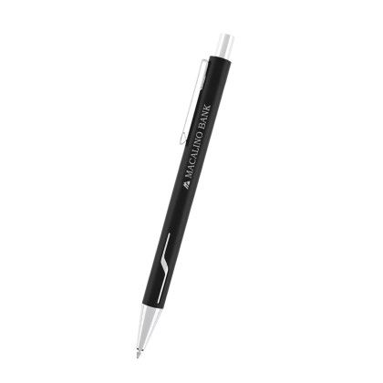 Custom Dalton Recycled Aluminum Pen - Black Custom Dalton Recycled Aluminum Pen - Black