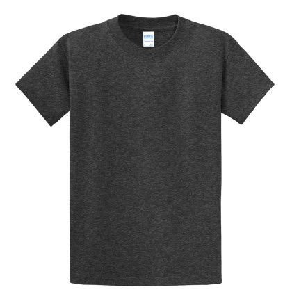 Custom Port & Company Full Color Essential Tee - Dark heather grey Custom Port & Company Full Color Essential Tee - Dark heather grey