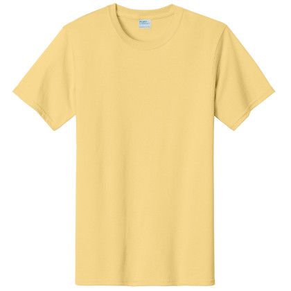 Custom Port & Company Full Color Essential Tee - Daffodil yellow Custom Port & Company Full Color Essential Tee - Daffodil yellow