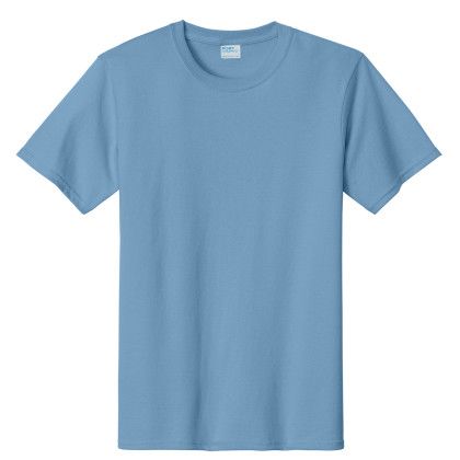 Custom Port & Company Full Color Essential Tee - Tundra blue Custom Port & Company Full Color Essential Tee - Tundra blue