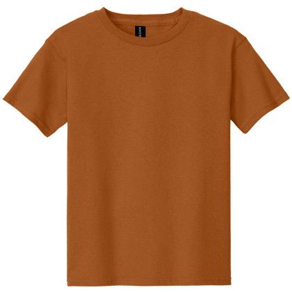 Custom Gildan Full Color - Youth Heavy Cotton 100% Cotton T-Shirt - Texas orange