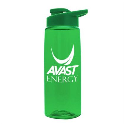 Custom Tritan Flair Bottle with Sip Lid 26 oz. Translucent Green Custom Tritan Flair Bottle with Sip Lid 26 oz. Translucent Green