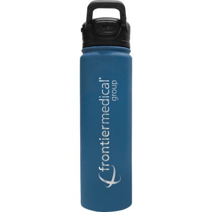 Quiksilver Venice 24 oz Stainless Steel Water Bottle with logo - Monaco Blue Quiksilver Venice 24 oz Stainless Steel Water Bottle with logo - Monaco Blue