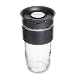 Custom Adana Glass Medium Tumbler with Silicone Band - 12 oz Custom Adana Glass Medium Tumbler with Silicone Band - 12 oz