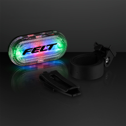 Custom Multicolor Rear Bike Light, LED Bicycle Tail Light