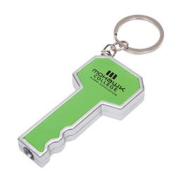 Custom Key LED Flashlight / Keychain - Green