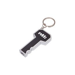 Custom Key LED Flashlight / Keychain - Black