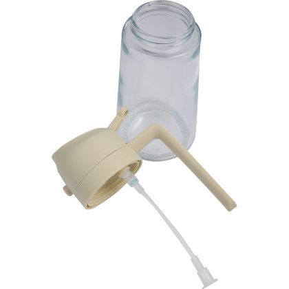 Custom Kitchi Dressing Pourer and Sprayer - Open cap view Custom Kitchi Dressing Pourer and Sprayer - Open cap view