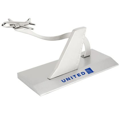 Custom Airplane Business Card Holder - Side View Custom Airplane Business Card Holder - Side View