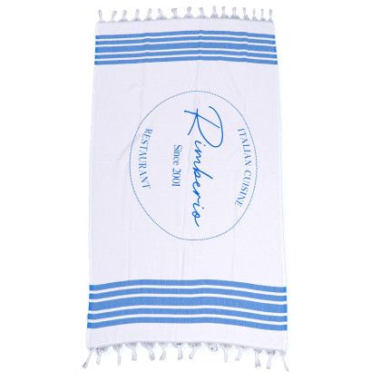 Custom Freedom Loom Collection Peshtemal Towel - Blue