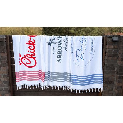 Custom Freedom Loom Collection Peshtemal Towel - All Colors - Lifestyle View