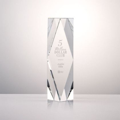 Custom 8" President Optical Crystal Award - Clear Custom 8" President Optical Crystal Award - Clear