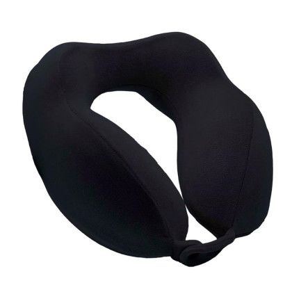 Custom Brookstone Ultra Form Memory Foam Neck Pillow - Side View