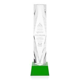 Custom Toscana Award on Base - Optical/Green 14"