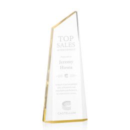 Custom Full Color Award - Hudson/Gold 8" Custom Full Color Award - Hudson/Gold 8"