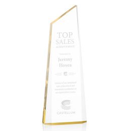 Custom 10" Gold Acrylic Hudson Award Custom 10" Gold Acrylic Hudson Award