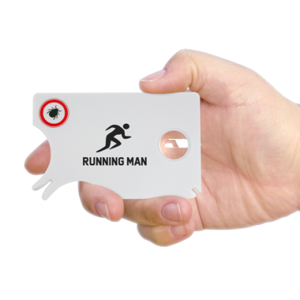 Tick Remover Card with Magnifier - White Tick Remover Card with Magnifier - White