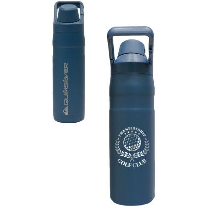 Custom Quiksilver Catalina 24 oz Stainless Steel Water Bottle - Orion Blue Custom Quiksilver Catalina 24 oz Stainless Steel Water Bottle - Orion Blue