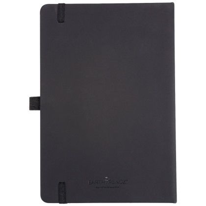Custom EarthTrendz 5.5 x 8.25 Notebook - Black - Back View Custom EarthTrendz 5.5 x 8.25 Notebook - Black - Back View