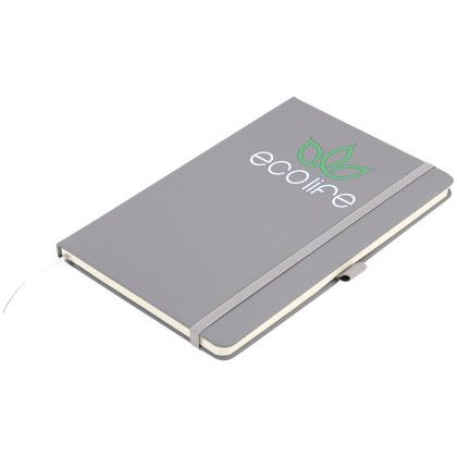 Custom EarthTrendz 5.5 x 8.25 Notebook - Gray Custom EarthTrendz 5.5 x 8.25 Notebook - Gray